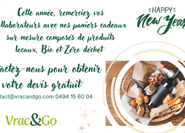 Composez vos paniers cadeaux personnalisés pour remercier vos employés