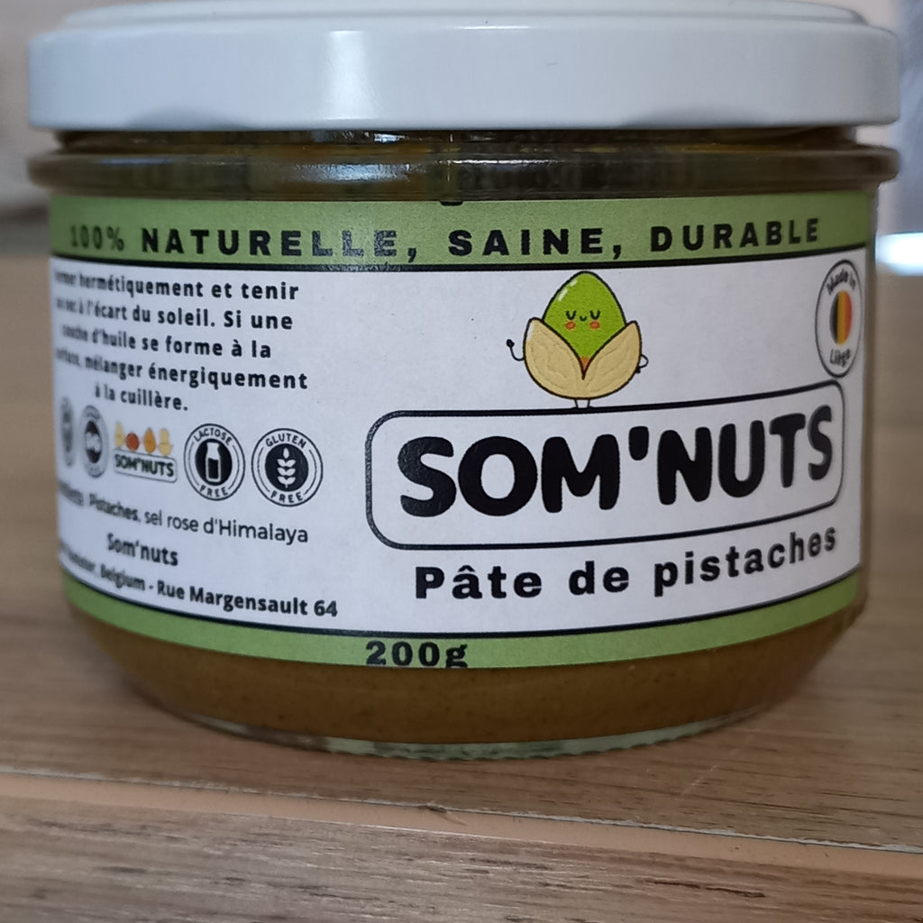 Pâte de pistaches 200gr som'nuts