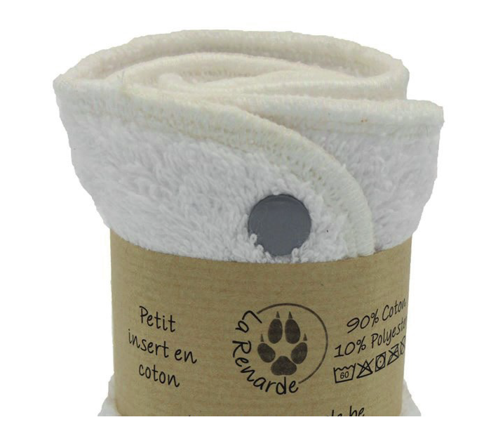 Insert Bambou taille M avec pressions "La Renarde"