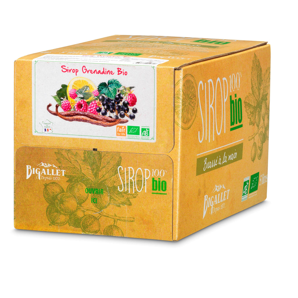 Sirop de grenadine en vrac par 250mL (3,25€)