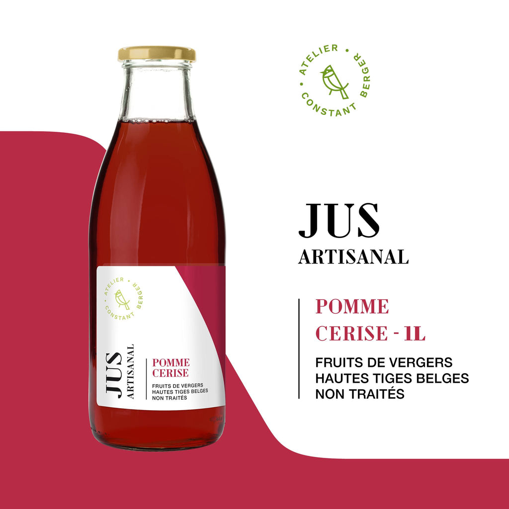 Jus de Pomme - Cerise 1L - Atelier Constant-Berger (Herve)
