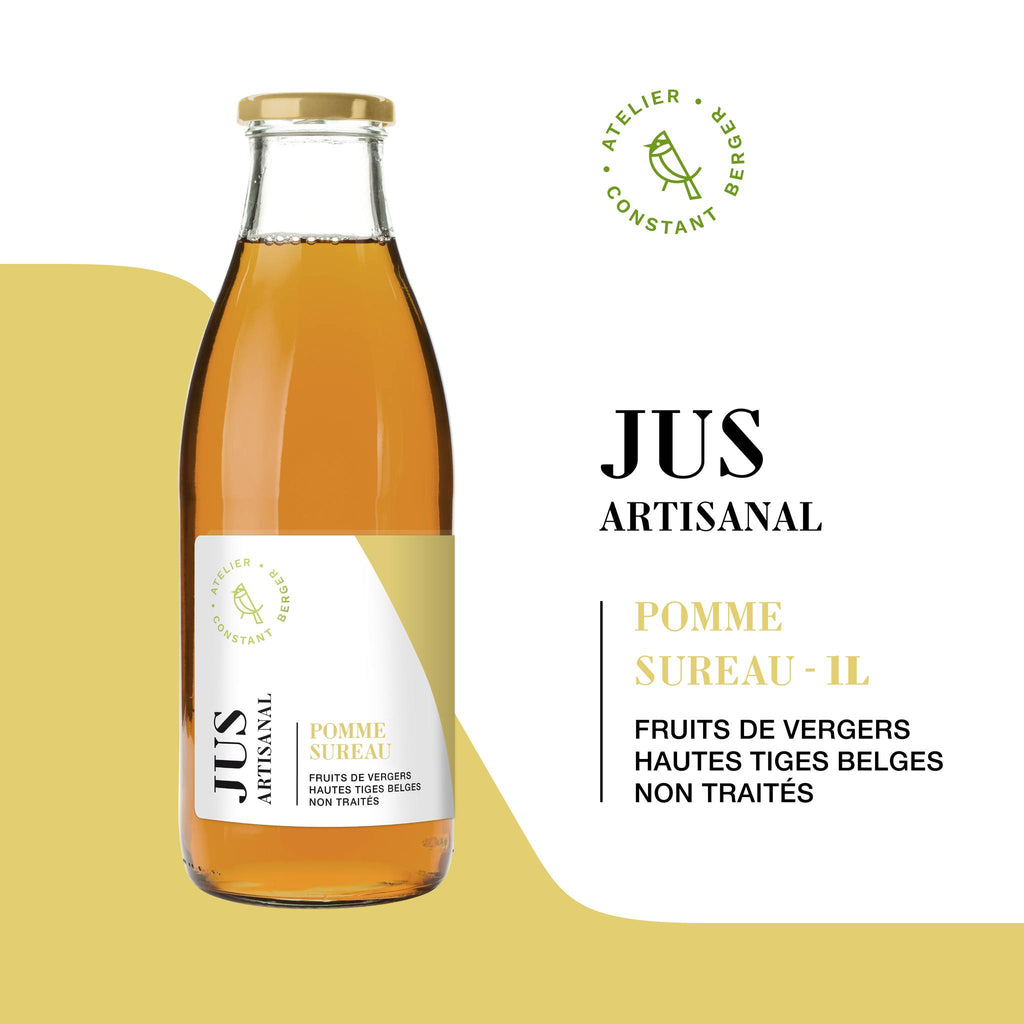 Jus Pomme - Sureau 1L - Atelier Constant-Berger (Herve)