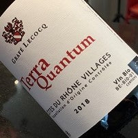 Terra Quantum rouge 2019 (+consigne 0.23€) - BIO Côtes du Rhône Villages - Maison Grafé Lecocq