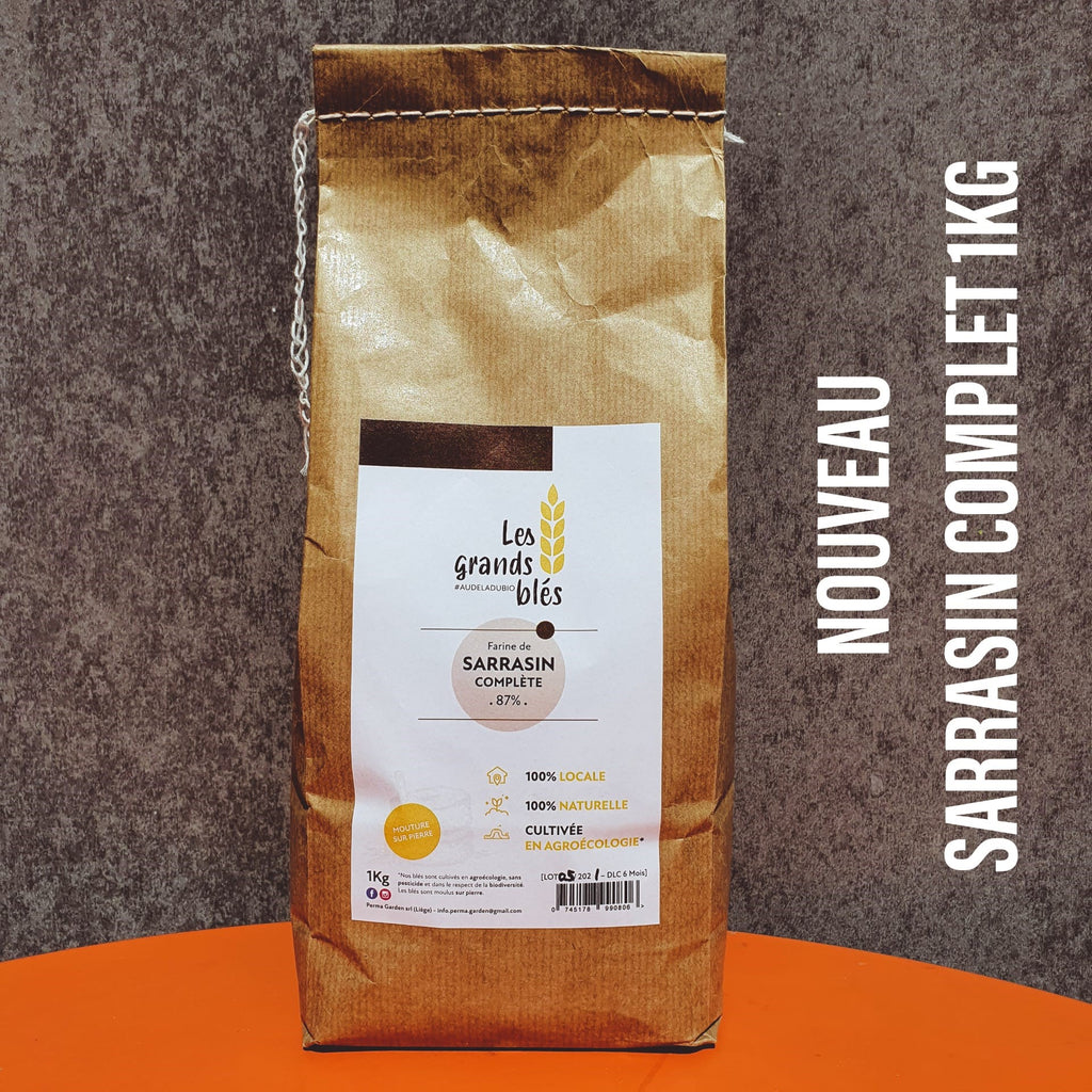 Farine de Sarrasin 87% 1Kg "Les Grands Blés"