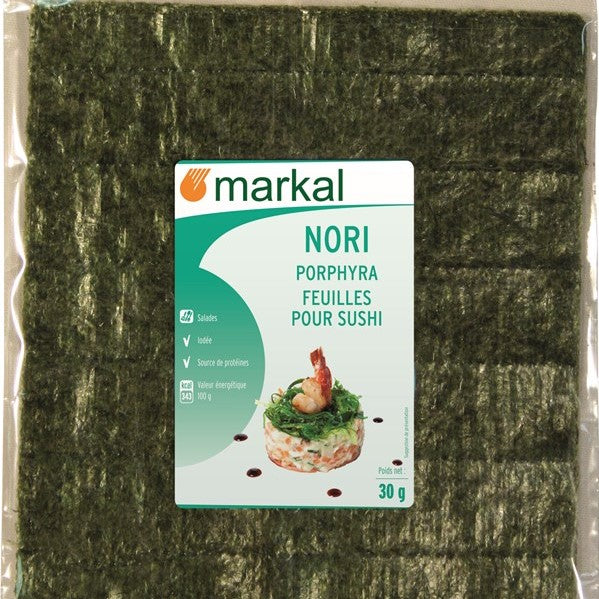 Feuilles de Nori 30g (Sushis)
