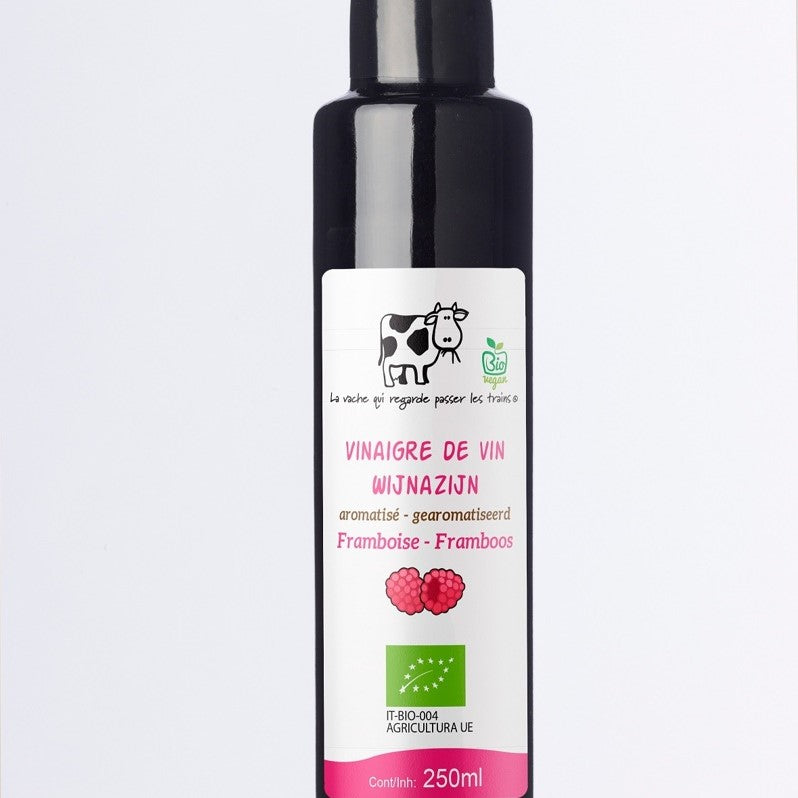 Vinaigre de vin aromatisé à la framboise 250 ml La Vache