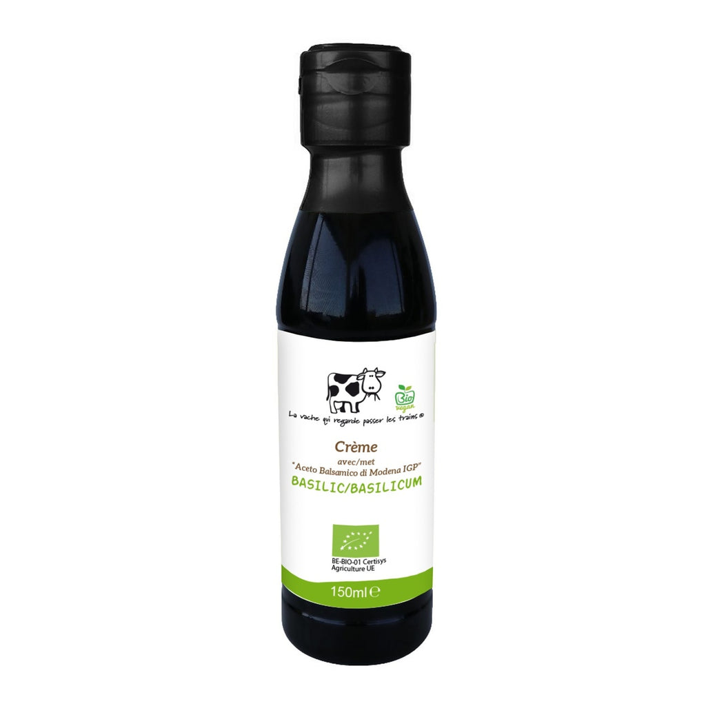 Crème balsamique au basilic bio 150 ml La Vache