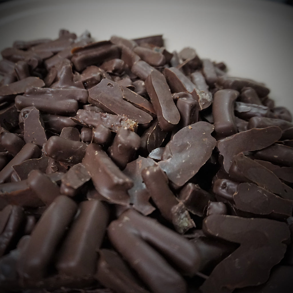 Gingembrette par 100g (confit et enrobé de chocolat fondant) - Meneghin