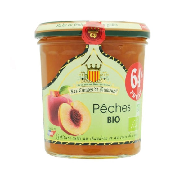 Confiture de pêches 350g (6.10€/pot)
