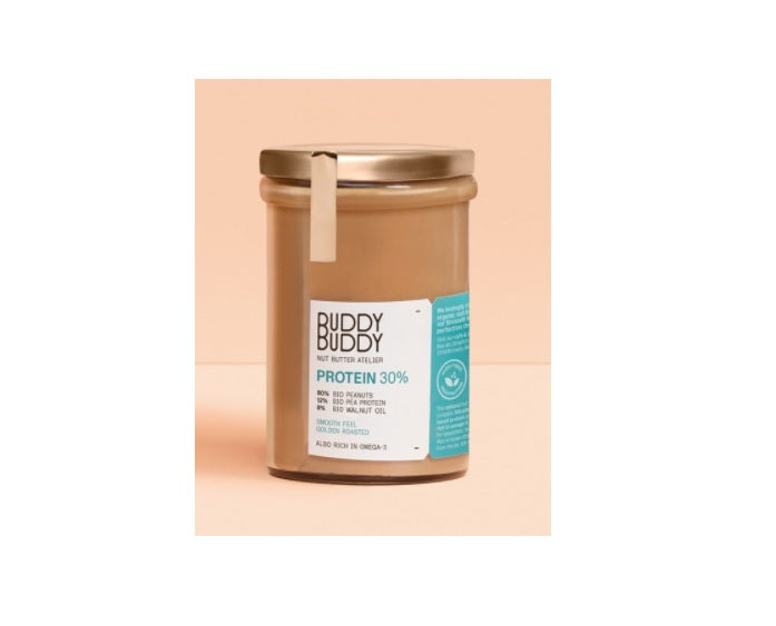 Beurre protein (cacahuète, protéine de pois, huile de noix) 260g - pâte à tartiner