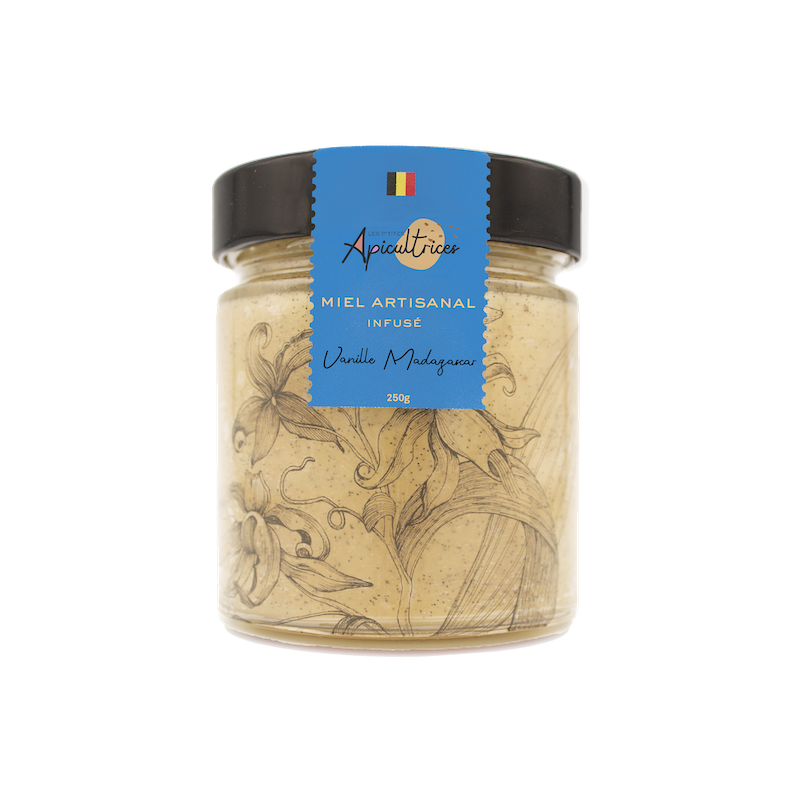 Miel infusé à la vanille de Madagascar 250G
