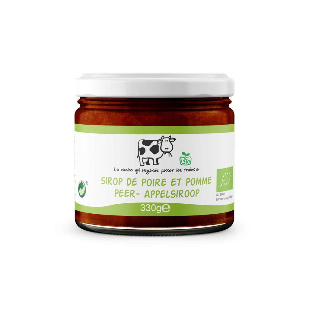 La Vache Sirop de poire et pomme bio 330 g