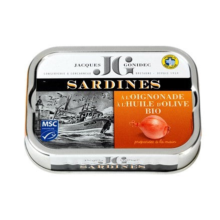 SARDINES OIGNONADE À L'HUILE D'OLIVE 115G