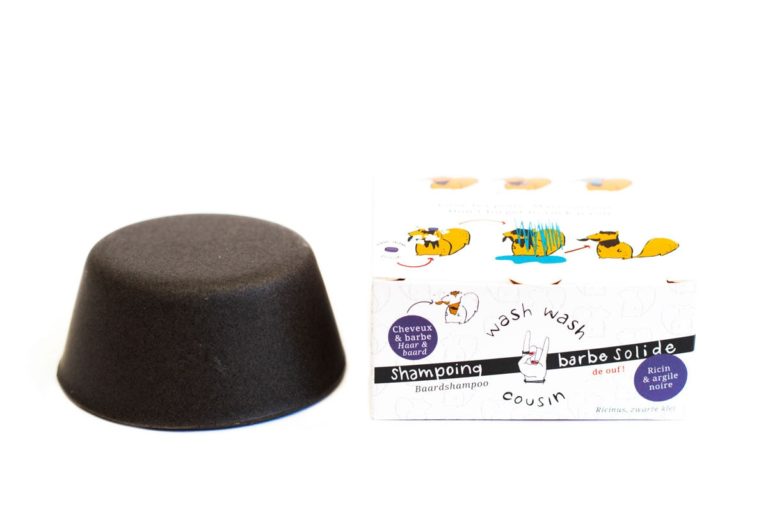 Shampoing solide pour barbe et cheveux "Wash Wash Cousin"
