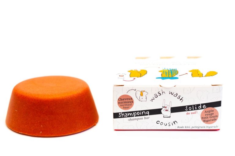 Shampoing solide pour cheveux normaux "Wash Wash Cousin"