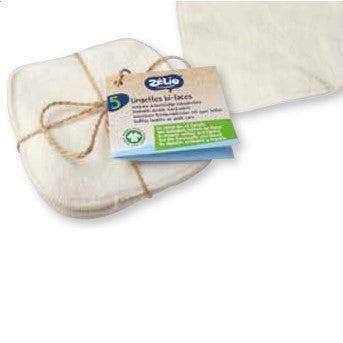 Lingettes Lavables Bi-face En Coton Bio