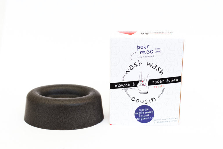 Mousse à raser solide pour mec #ou pas "Wash Wash Cousin"