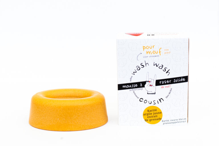 Mousse à raser solide pour meuf #ou pas "Wash Wash Cousin"