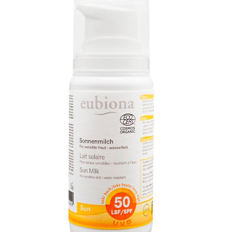 Lait Solaire peaux sensibles SPF50 100ML