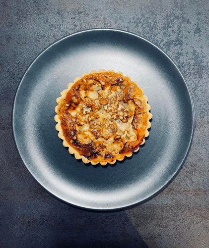 Tarte salée Gourmet 28cm"chez viva" (gorgonzola, poires, noix) VG