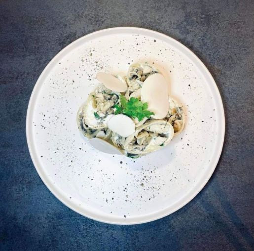 Wraps champignon "chez viva" (poulet mariné, champignons,ail)