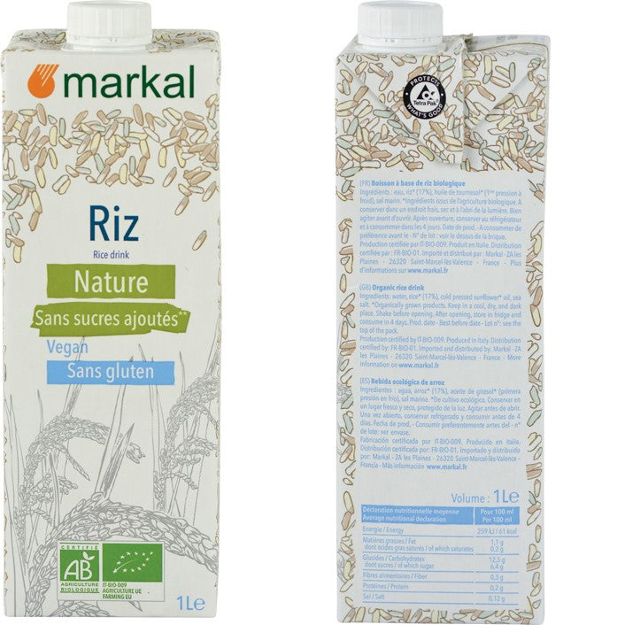 Markal boisson végétale (lait) Riz Nature