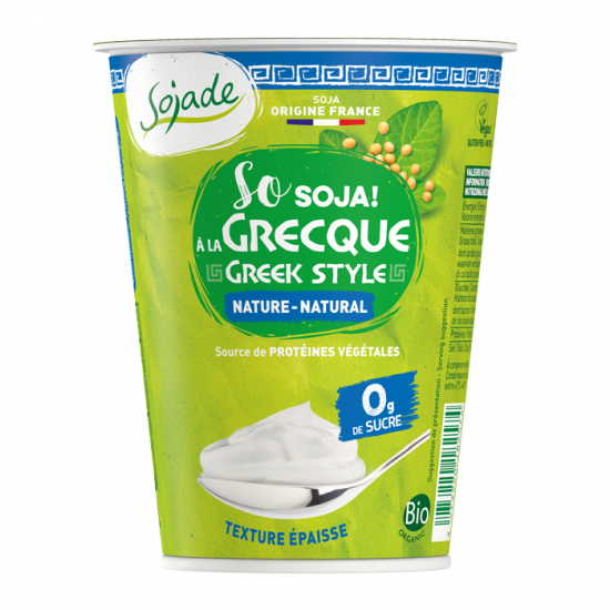 Sojade Nature (yaourt) à la Grecque 400g