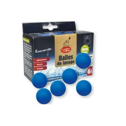 Boite de 6 balles de lavage (9.30€ /boite)