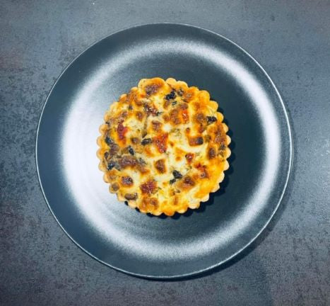 Tarte salée Pizza 14cm "chez viva" (jambon, champignon, artichauts)