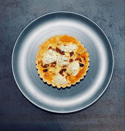 Tarte salée saumon 14cm "chez viva" (saumon, tomates séchées, chèvre)