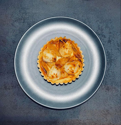 Tarte salée sucrée-salée 28cm "chez viva" (poulet, pommes, chèvre)