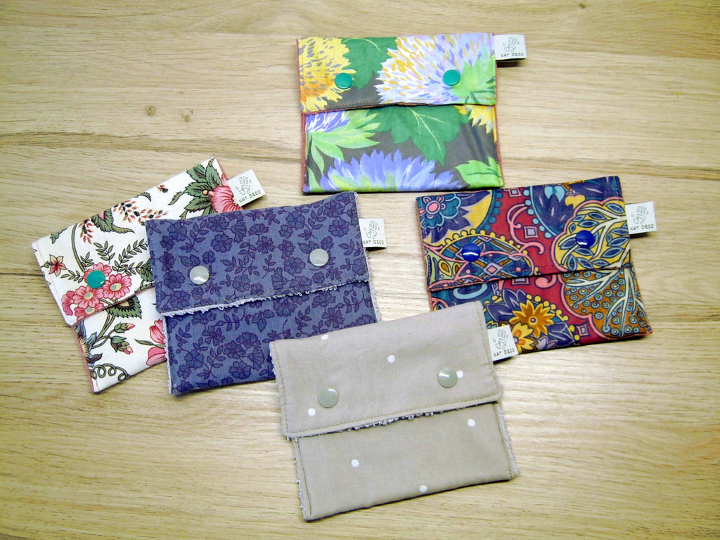 Pochette à savon coton/éponge - Nat'Déco