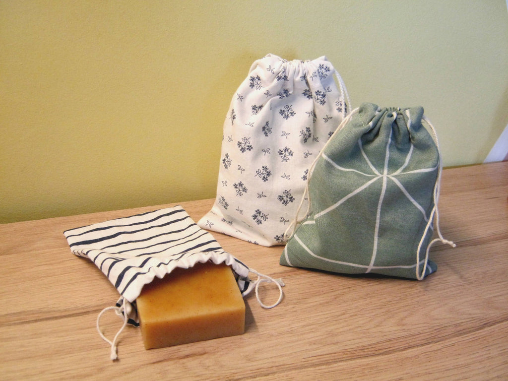 Pochon à savon (coton) - Nat'Déco