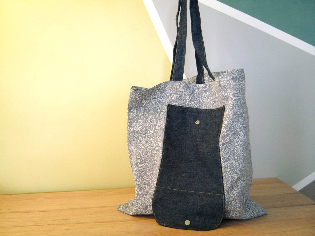 Sac à courses avec pochette - Nat'Déco