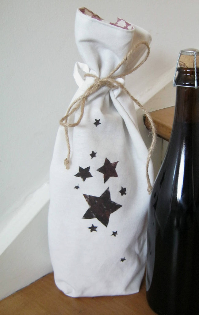 Sac "Bouteille" - emballage Noel Nat'Déco