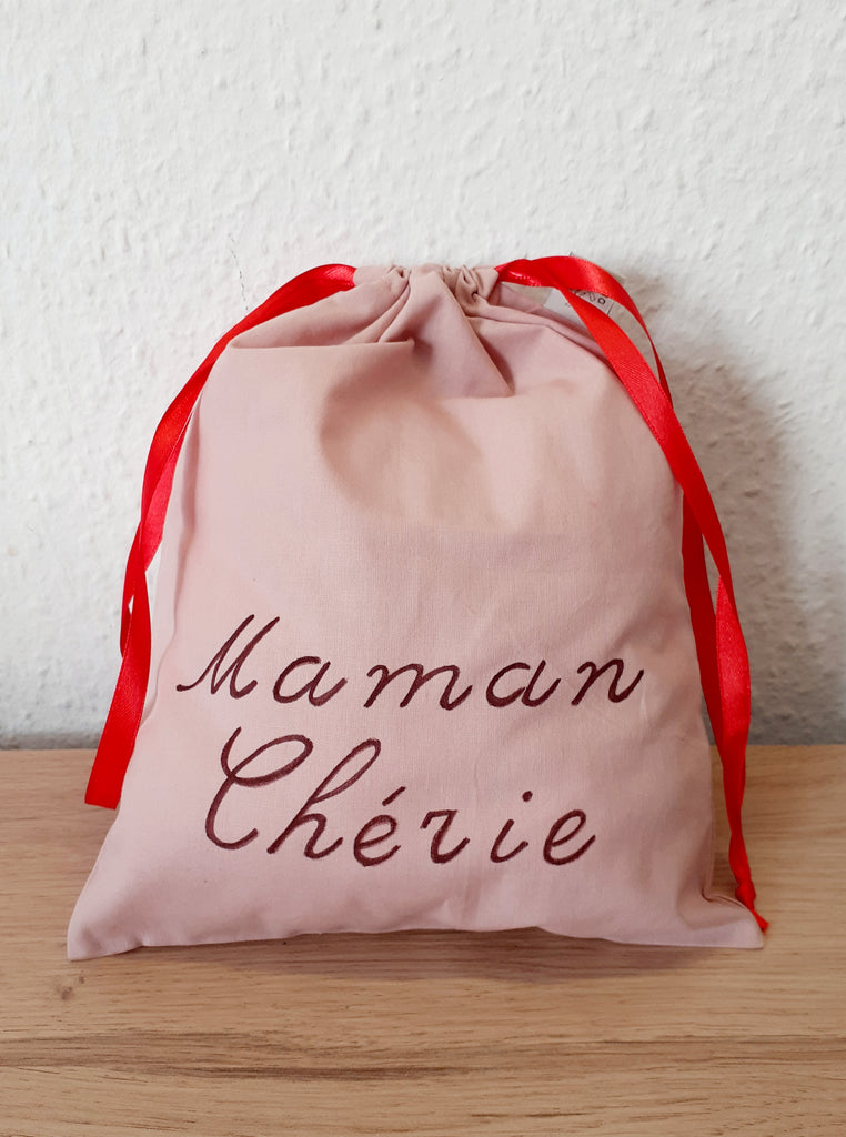 Petit sac "Maman Chérie" Fête des mères - Nat'Déco
