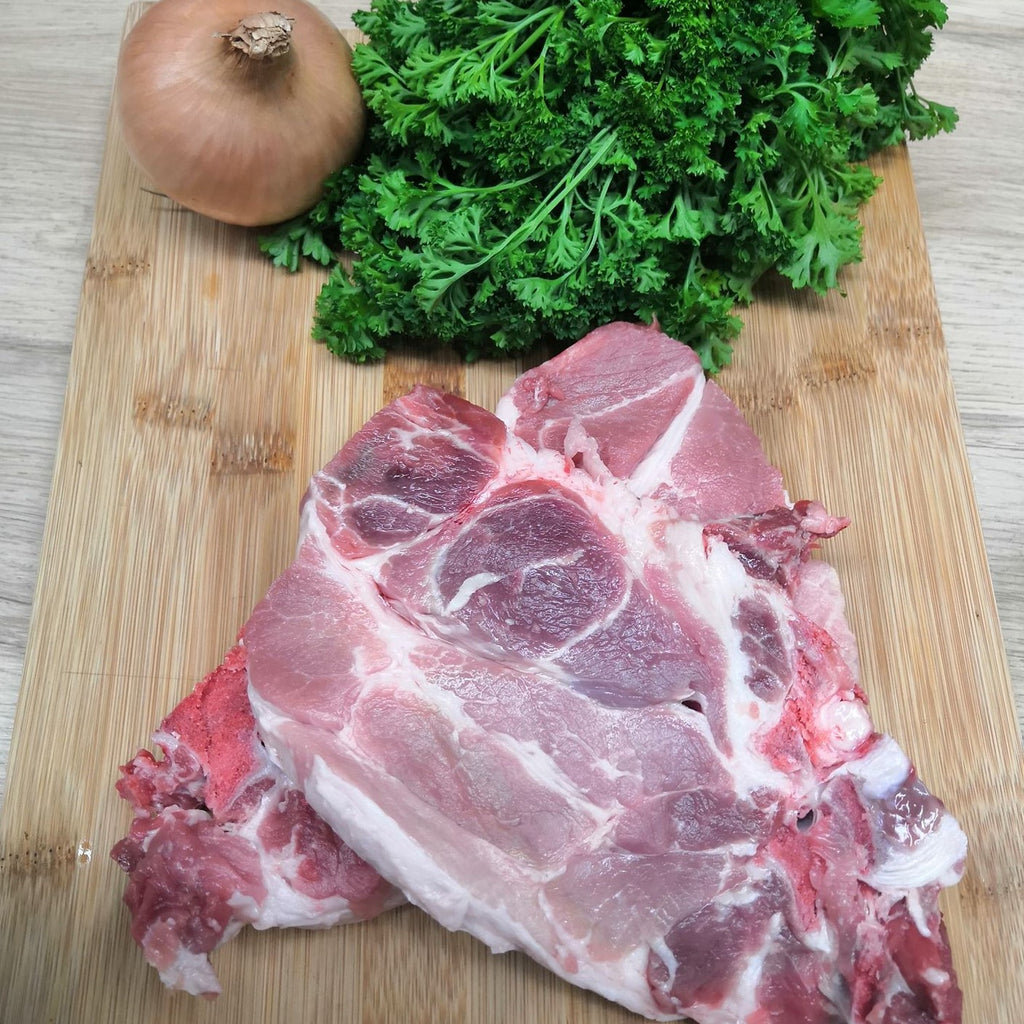 Côtelette Spirling de porc à la pièce (13.5 €/kg - +/- 280g)