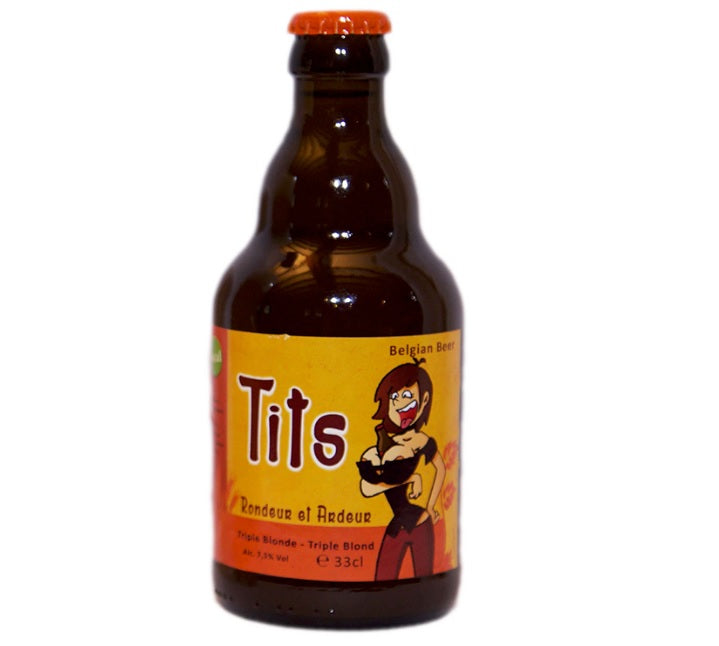 Bière locale Tits (triple, brune, ginseng) 2,10€ + 0,1€ de consigne