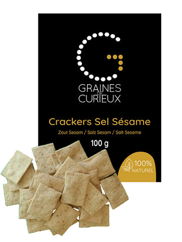 Crackers sel & sésame 100gr GDC