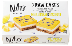 Nats Raw cake citron 130gr (congelé)