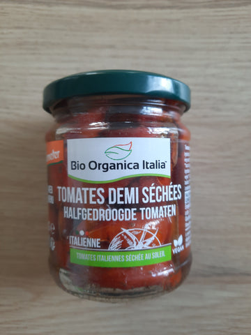 Tomates semi-séchées à l'huile 180g BIO