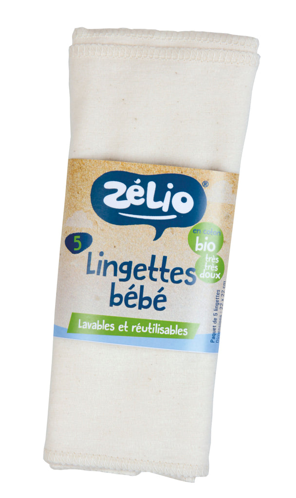 Lingettes lavables Zélio (7,72€)