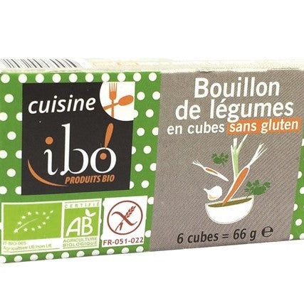 Cubes de bouillon de légumes (sans gluten) (2.05€)