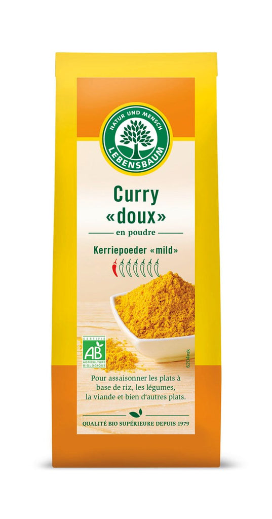 Poudre de curry doux, curry powder mild, 100g - MAASA