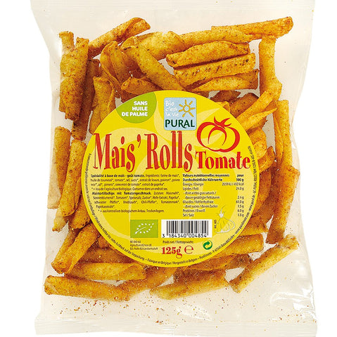 Chips Maïs Rolls Tomate 125g BIO