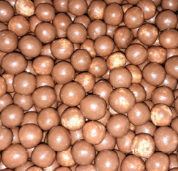 Billes de céréales enrobées de chocolat - revisite du "Maltesers" By Menegnin (Saive) - par 100g