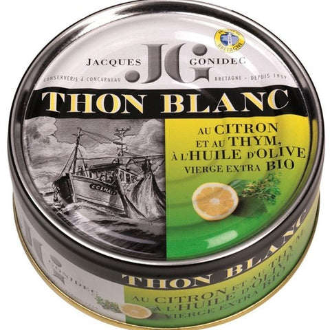 Thon Blanc citron thym 160g